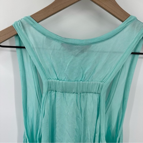 Ted Baker Womens Blue Sleeveless Scoop Neck Tank Top 8 (3) Viscose Coastal Tunic - Picture 3 of 9